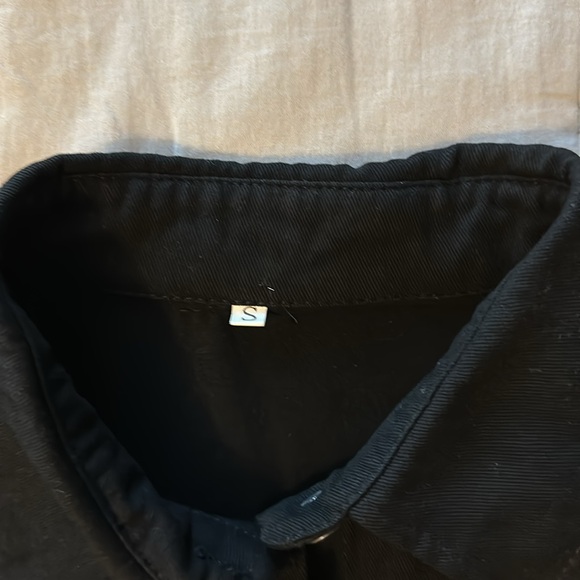 💕2 for $15 - Black and leopard print shirt jacket - Picture 4 of 7